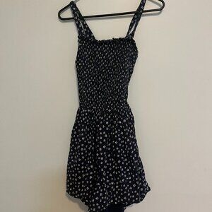 Hollister Blue Floral Romper